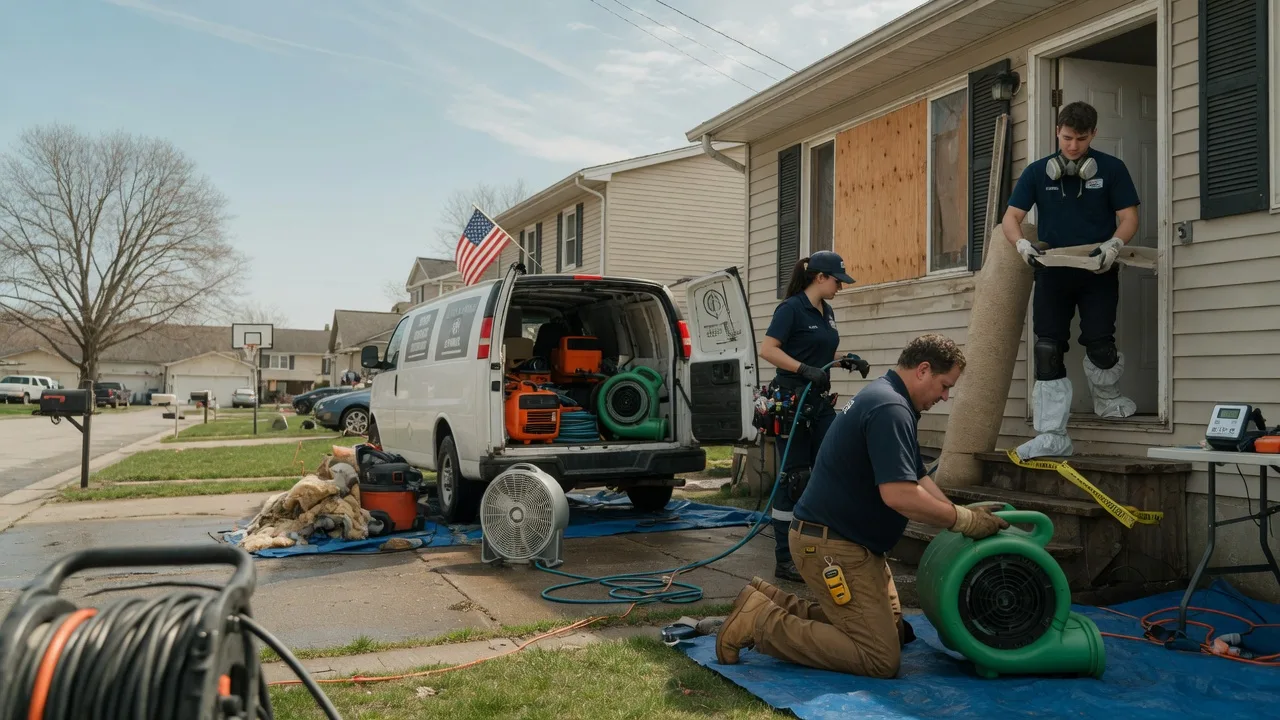 Water Damage Restoration in Otterbein, IN near me